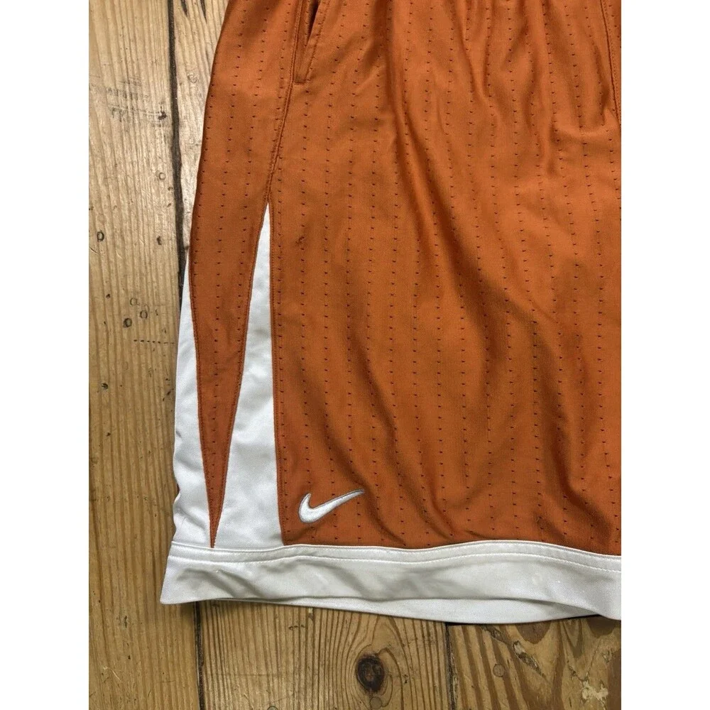 Nike Team Texas Longhorns UT Basketball Shorts Men's XL Pockets 11” Orange